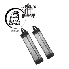 GENERICO - Dispensador Minimalista Color Negro Y+Regalo Stickers