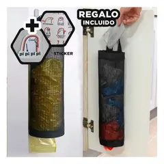 GENERICO - Pack6 Expendedor Practico en Negro Y+Regalo Stickers