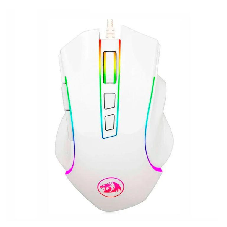 Mouse Gamer Griffin M607W White RGB
