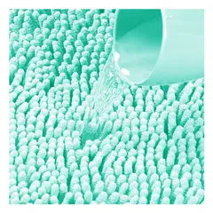 GENERICO - Pack4 Alfombra de Ducha en Turquesa Y+Papel de Regalo