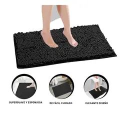 GENERICO - Pack12 Tapete Decorativo de 40x60cm en Color Negro