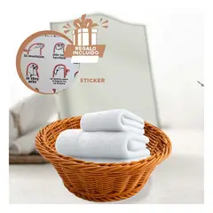 GENERICO - Pack6 Contenedor Idoneo en 27x9cm Y+Regalo Stickers