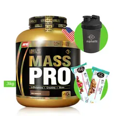 LEVEL PRO - MASS Pro 3kg Chocolate +Regalos