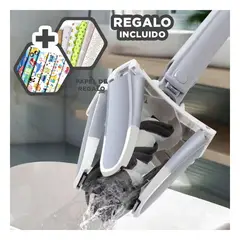 GENERICO - Trapeador para el Hogar Mariposa en Plomo Y+Papel de Regalo
