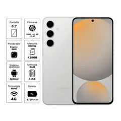 SAMSUNG - GALAXY S24 FE 8GB RAM 128GB GRIS