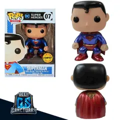 FUNKO - POP SUPERMAN METALLIC CHASE 136 DC SUPER HEROES 07
