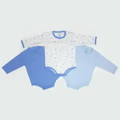 KUKULI - SET X 3 BODY BEBÉ K0065