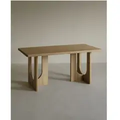 TU MESITA - Mesa de Comedor Aesthetic Malva 150cm Melamina Rovere