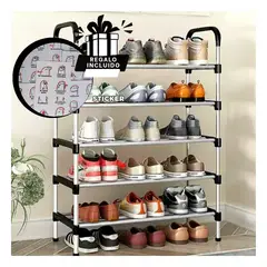 RYBIU IMPORT - Pack6 Soporte para Balerinas en Negro Y+Regalo Stickers