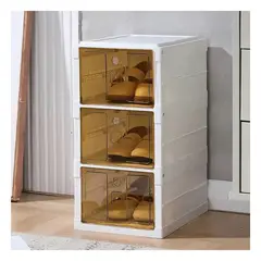 RYBIU IMPORT - Pack4 Estructura 3N Blanco y Tapa Ambar Y+Papel de Regalo