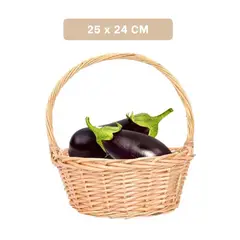 RYBIU IMPORT - Pack2 Cesta Circular Multifuncional de Casa 24x24x25cm