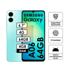 SAMSUNG - Smartphone Galaxy A06 VERDE 6.7" 64Gb 4GB