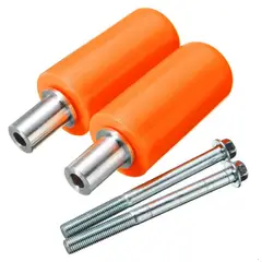 GENERICO - SLIDER UNIVERSAL PARA MOTO NARANJA - M8 8MM
