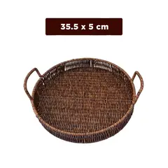 RYBIU IMPORT - Pack4 Canasto Practica de Almacenaje en Forma Circular