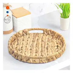 RYBIU IMPORT - Pack4 Canasta para Organizar en Mostaza Y+Papel de Regalo