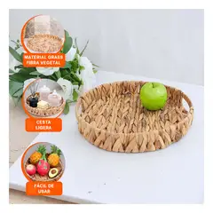 RYBIU IMPORT - Pack12 Cesta para Accesorio Decorativo en Color Mostaza