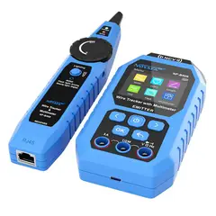 NOYAFA - NF-B509 Probador de Red y Multímetro Digital Todo en Uno PoE Cable Test