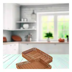 RYBIU IMPORT - Pack6 Envase Duradero para Frutas Verduras 30x20x4cm