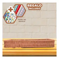 RYBIU IMPORT - Pack6 Envase Dinamico de 34x24x4cm Y+Papel de Regalo