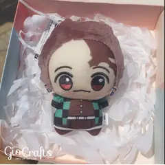 GENERICO - Llavero peluche Tanjiro Kamado - Demon Slayer