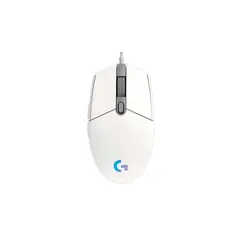 LOGITECH - MOUSE G203 LIGHTSYNC OPTICAL 8000 DPI RGB CON CABLE BLANCO
