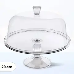 ICHIMATSU - Porta Torta de Acrilico Domo con Tapa 29 cm