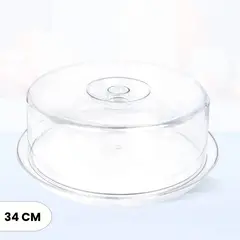 ICHIMATSU - Porta Torta de Acrilico con base 34 cm