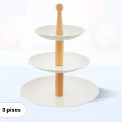 ICHIMATSU - Porta Bocaditos de Loza 3 Pisos