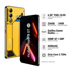 ZTE - NUBIA NEO 3 GT 12+256GB - AMARILLO