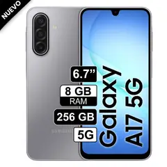 SAMSUNG - Celular Galaxy A17 5G 8GB RAM 256GB Dual SIM Blanco