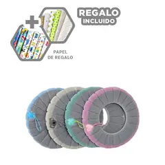 RYBIU IMPORT - Cubierta para Inodoros en Multicolor Y+Papel de Regalo
