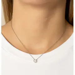 JOYERIA D'PILMER - GARGANTILLA DE PLATA PUNTO DE LUZ