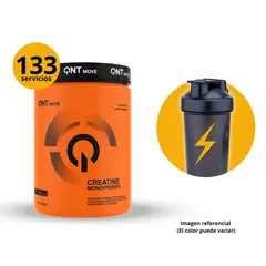 QNT - CREATINA 100% MONOHIDRATADA 800GR + SHAKER