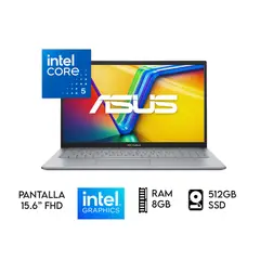ASUS - Laptop Vivobook Intel Core I5-120U Ram 8GB SSD 512GB 156″ FHD