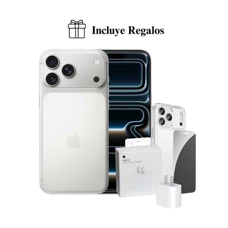 IPhone 17 Pro Max 256GB (eSIM) - Silver + Combo Regalo