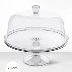 ICHIMATSU - Porta Torta de Acrilico Domo con Tapa 29 cm