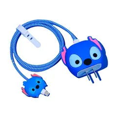 GENERICO - Protector Completo Para Cargador De iPhone Tipo C -Stich