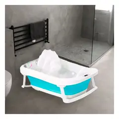 GENERICO - Pack4 Banadera de Aseo Bebe Celeste Y+Papel de Regalo