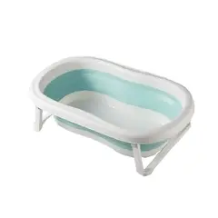 RYBIU IMPORT - Banera Resistente Plegable para Bebes en Color Verde