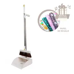 RYBIU IMPORT - Escoba para la Sala Moderna de Blanco Y+Papel de Regalo