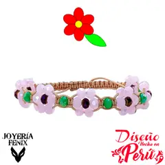 JOYERIA FENIX - Pulsera Flor Eterna - Joyería Fénix