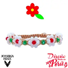 JOYERIA FENIX - Pulsera Flor Eterna - Joyería Fénix