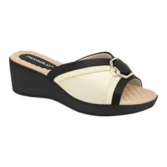 PICCADILLY - SANDALIA MUJER CASUAL PRETO/NATURAL/OFF WHITE 54038100000008