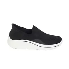 STHEF - ZAPATILLA MUJER CASUAL NEGRO CON BLANCO 8128