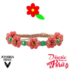 JOYERIA FENIX - Pulsera Flor Eterna - Joyería Fénix