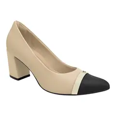 PICCADILLY - ZAPATO MUJER VESTIR MARFIM PRETO OFF WHITE 74521800000005