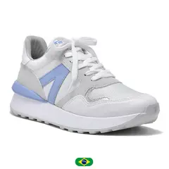 VIA MARTE - Zapatillas para Mujer 22-17603-04 BRANCO/NEVE/PRATA/LAGOA