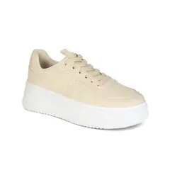 STHEF - ZAPATILLA MUJER URBANA BEIGE 7665