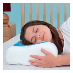 GENERICO - Pack6 Cojin Suave y Resistente de Gel en Tono Celeste