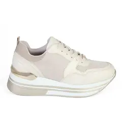 STHEF - ZAPATILLA MUJER TRENDY BEIGE 7924